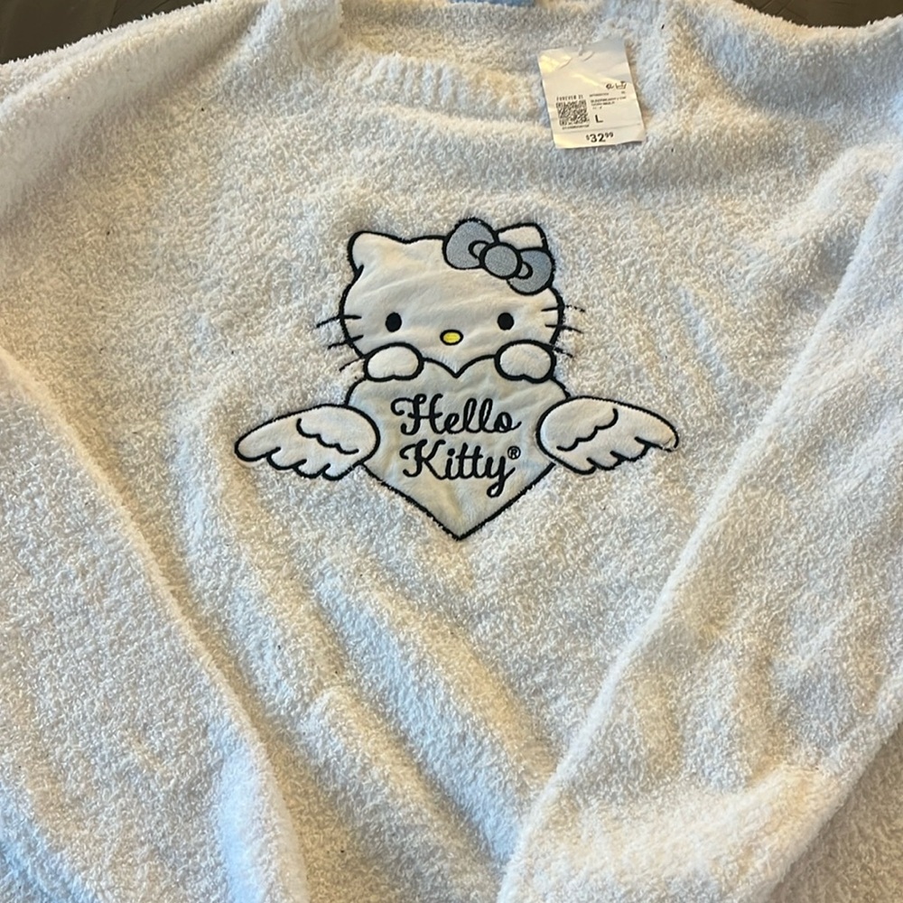 Forever 21 HELLO KITTY Embroidered Sweater BRAND NEW WITH TAGS